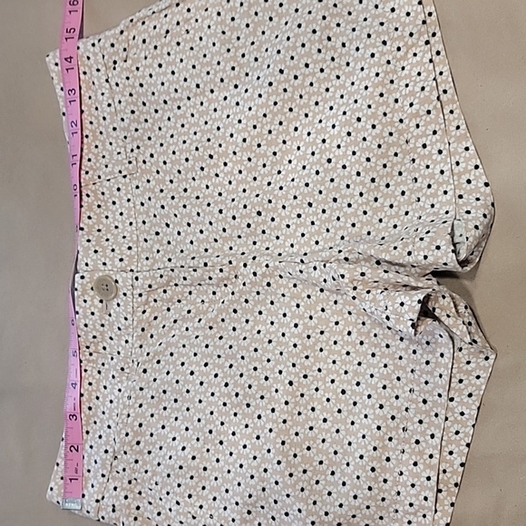 LOFT Size 00 Daisy Print Linen Cotton Blend RIviera Shorts, Exc. Used Condition - Picture 5 of 13